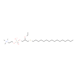 ChemSpider 2D Image | 2-Ethoxy-3-(hexadecylsulfanyl)propyl 2-(trimethylammonio)ethyl phosphate | C26H56NO5PS