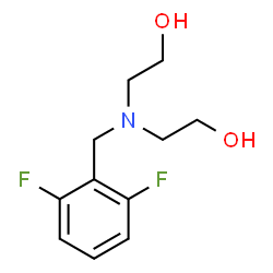 ChemSpider 2D Image | 2,2'-[(2,6-Difluorobenzyl)imino]diethanol | C11H15F2NO2