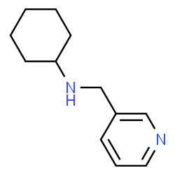 ChemSpider 2D Image | N-(3-Pyridinylmethyl)cyclohexanamine | C12H18N2