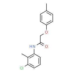 ChemSpider 2D Image | N-(3-Chloro-2-methylphenyl)-2-(4-methylphenoxy)acetamide | C16H16ClNO2
