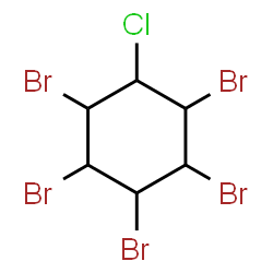 ChemSpider 2D Image | UNII:9764W0YF98 | C6H6Br5Cl