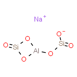 ChemSpider 2D Image | Sodium [silicato(2-)-kappaO][silicato(2-)-kappa~2~O,O']aluminate(1-) | AlNaO6Si2