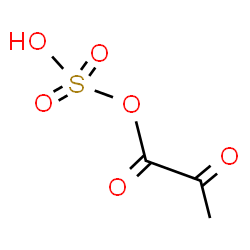 ChemSpider 2D Image | Pyruvoyl hydrogen sulfate | C3H4O6S