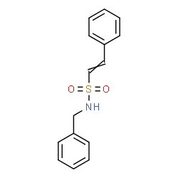 ChemSpider 2D Image | N-Benzyl-2-phenylethenesulfonamide | C15H15NO2S
