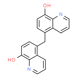 ChemSpider 2D Image | 5,5'-Methylenediquinolin-8-ol | C19H14N2O2