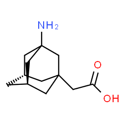 ChemSpider 2D Image | [(5R,7S)-3-Aminoadamantan-1-yl]acetic acid | C12H19NO2