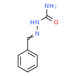 ChemSpider 2D Image | Benzaldehyde, semicarbazone | C8H9N3O