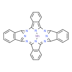 ChemSpider 2D Image | [29H,31H-Phthalocyaninato(2-)-kappa~2~N~29~,N~31~]manganese | C32H16MnN8