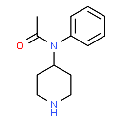 ChemSpider 2D Image | N-(4-Piperidinyl)phenylacetamide | C13H18N2O