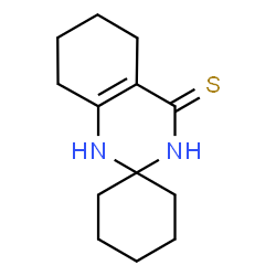 ChemSpider 2D Image | 5',6',7',8'-Tetrahydro-1'H-spiro[cyclohexane-1,2'-quinazoline]-4'(3'H)-thione | C13H20N2S