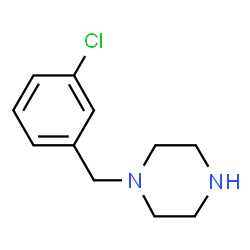 ChemSpider 2D Image | 1-(3-Chlorobenzyl)piperazine | C11H15ClN2