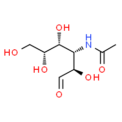 ChemSpider 2D Image | 3-Acetamido-3-deoxy-D-galactose | C8H15NO6