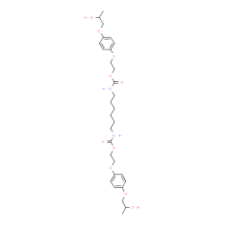 ChemSpider 2D Image | Bis{2-[4-(2-hydroxypropoxy)phenoxy]ethyl} 1,6-hexanediylbiscarbamate | C30H44N2O10