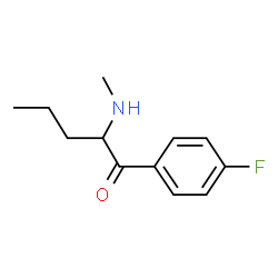 ChemSpider 2D Image | 1-(4-Fluorophenyl)-2-(methylamino)-1-pentanone | C12H16FNO