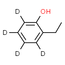 ChemSpider 2D Image | 2-Ethyl(~2~H_4_)phenol | C8H6D4O