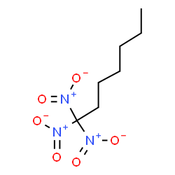 ChemSpider 2D Image | 1,1,1-Trinitroheptane | C7H13N3O6