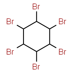 ChemSpider 2D Image | 1,2,3,4,5,6-HEXABROMOCYCLOHEXANE | C6H6Br6