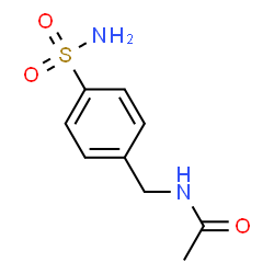 ChemSpider 2D Image | N-(4-Sulfamoylbenzyl)acetamide | C9H12N2O3S