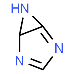 ChemSpider 2D Image | 2,4,6-Triazabicyclo[3.1.0]hexa-1,3-diene | C3H3N3