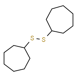 ChemSpider 2D Image | 1,1'-Disulfanediyldicycloheptane | C14H26S2