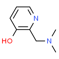 ChemSpider 2D Image | 2-Dimethylaminomethyl-3-pyridinol | C8H12N2O