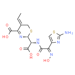 ChemSpider 2D Image | Cefdinir Thiazine Analog | C14H15N5O6S2