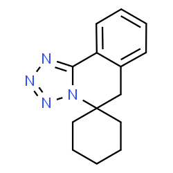 ChemSpider 2D Image | 6'H-Spiro[cyclohexane-1,5'-tetrazolo[5,1-a]isoquinoline] | C14H16N4