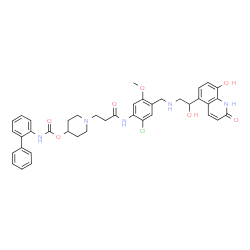 ChemSpider 2D Image | batefenterol | C40H42ClN5O7
