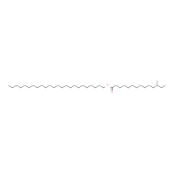 ChemSpider 2D Image | Tetracosyl 12-methyltetradecanoate | C39H78O2
