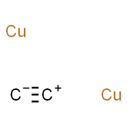 ChemSpider 2D Image | Copper - ethyn-2-ylium-1-ide (2:1) | C2Cu2