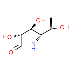 ChemSpider 2D Image | 4-Amino-4,6-dideoxy-D-galactose | C6H13NO4