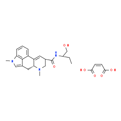 ChemSpider 2D Image | N-(1-Hydroxy-2-butanyl)-1,6-dimethyl-9,10-didehydroergoline-8-carboxamide (2Z)-2-butenedioate (1:1) | C25H31N3O6