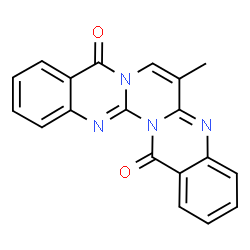 ChemSpider 2D Image | 6-Methyl-9H,16H-quinazolino[2',3':2,3]pyrimido[6,1-b]quinazoline-9,16-dione | C19H12N4O2