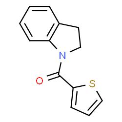 ChemSpider 2D Image | 1-(thiophene-2-carbonyl)-2,3-dihydroindole | C13H11NOS