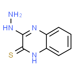 ChemSpider 2D Image | 3-hydrazinoquinoxaline-2-thiol | C8H8N4S