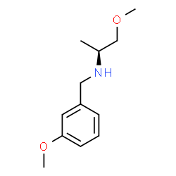 ChemSpider 2D Image | (2S)-1-Methoxy-N-(3-methoxybenzyl)-2-propanamine | C12H19NO2