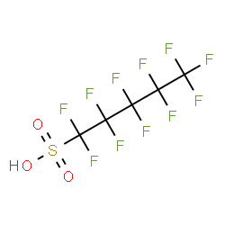 ChemSpider 2D Image | Perfluoropentanesulfonic acid | C5HF11O3S