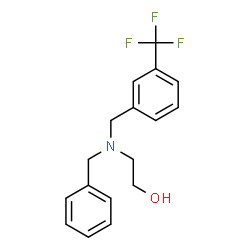 ChemSpider 2D Image | 2-{Benzyl[3-(trifluoromethyl)benzyl]amino}ethanol | C17H18F3NO