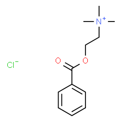ChemSpider 2D Image | Benzoylcholine Chloride | C12H18ClNO2