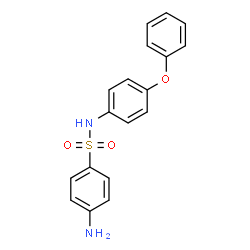 ChemSpider 2D Image | 4-Amino-N-(4-phenoxyphenyl)benzenesulfonamide | C18H16N2O3S