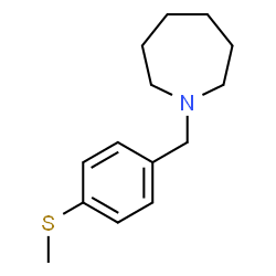 ChemSpider 2D Image | 1-[4-(Methylsulfanyl)benzyl]azepane | C14H21NS