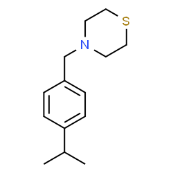 ChemSpider 2D Image | 4-(4-Isopropylbenzyl)thiomorpholine | C14H21NS
