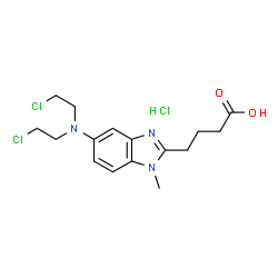 ChemSpider 2D Image | Bendamustine Hydrochloride | C16H22Cl3N3O2
