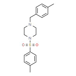 ChemSpider 2D Image | 1-(4-Methyl-benzyl)-4-(toluene-4-sulfonyl)-piperazine | C19H24N2O2S
