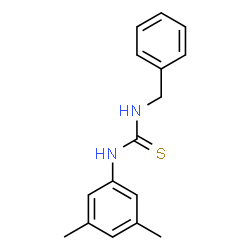 ChemSpider 2D Image | 1-Benzyl-3-(3,5-dimethylphenyl)thiourea | C16H18N2S