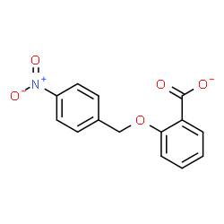 ChemSpider 2D Image | 2-[(4-Nitrobenzyl)oxy]benzoate | C14H10NO5