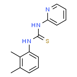 ChemSpider 2D Image | 1-(2,3-Dimethylphenyl)-3-(2-pyridinyl)thiourea | C14H15N3S