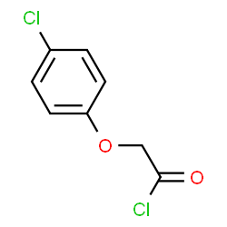 ChemSpider 2D Image | 4-Chlorophenoxyacetyl Chloride | C8H6Cl2O2