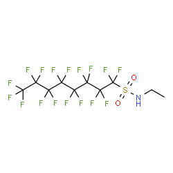 ChemSpider 2D Image | N-Ethylperfluorooctane-1-sulfonamide | C10H6F17NO2S