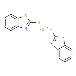 ChemSpider 2D Image | CUPRIC 2-MERCAPTOBENZOTHIAZOLE | C14H8CuN2S4